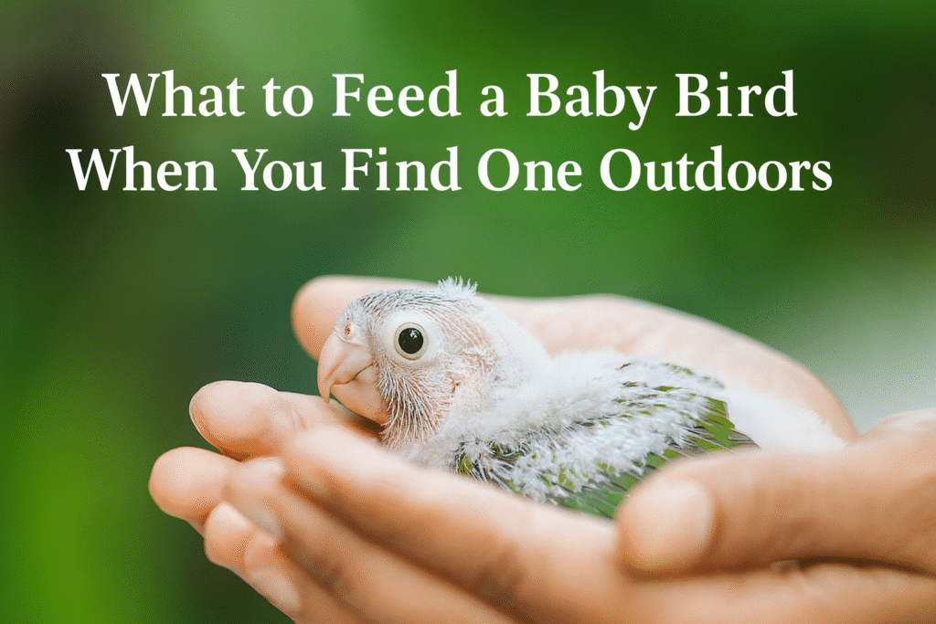 What to Feed a Baby Bird